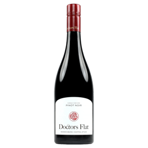 Doctors flat pinot noir 750ml wine bottle